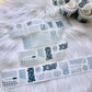 Hoshi Studio - Soft Blue Patchwork | Kiss-cut | 4.5cm Tape | Release Paper | 5M