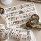 Cream Mouse - Stationery | 3cm Washi Tape |  Release Paper