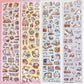 NEW! Bucci Family - Bunny Loves Life | Kiss-cut | 6cm Synthetic Paper Tape | Release Paper | 5M