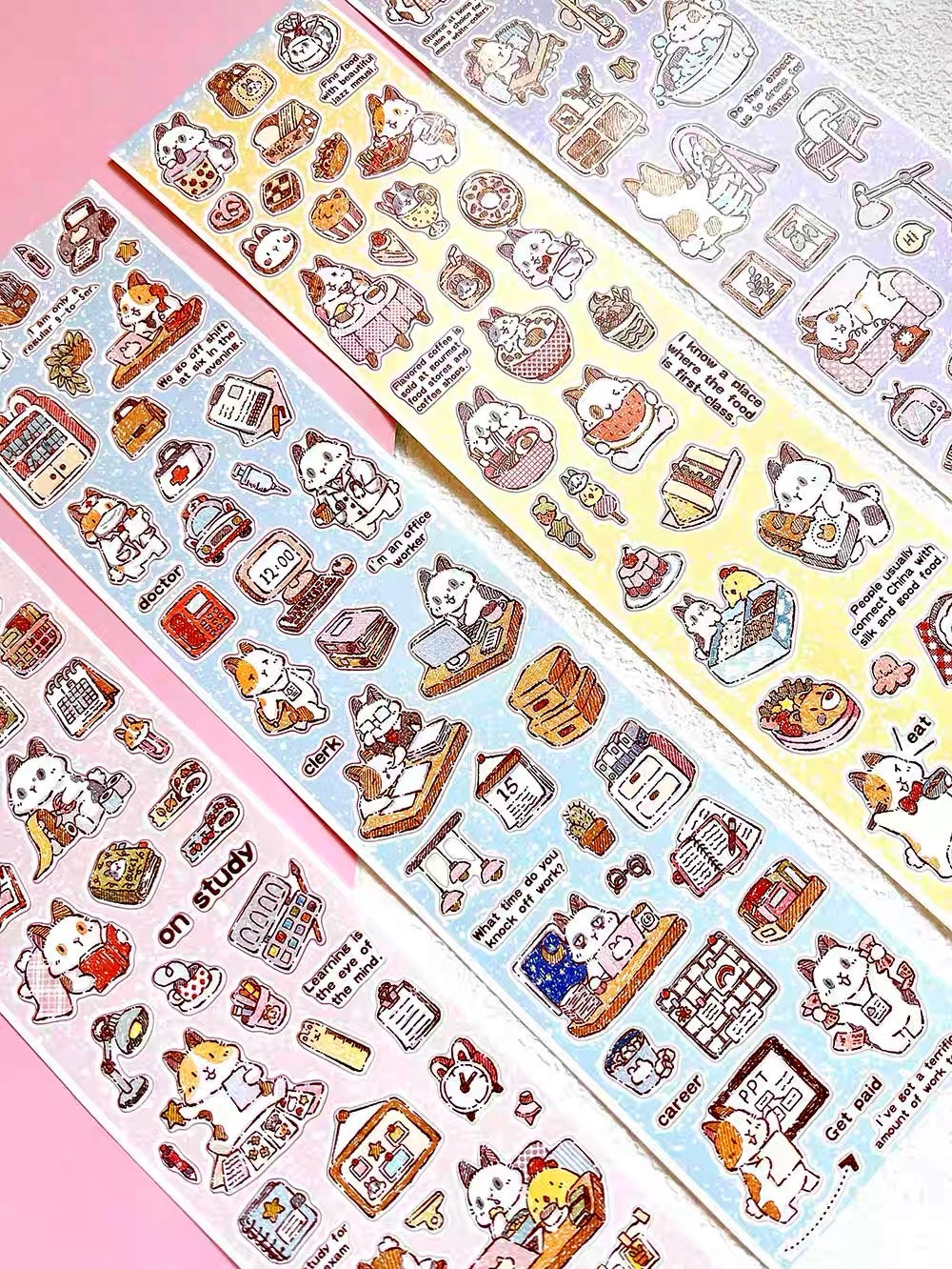 NEW! Bucci Family - Bunny Loves Life | Kiss-cut | 6cm Synthetic Paper Tape | Release Paper | 5M