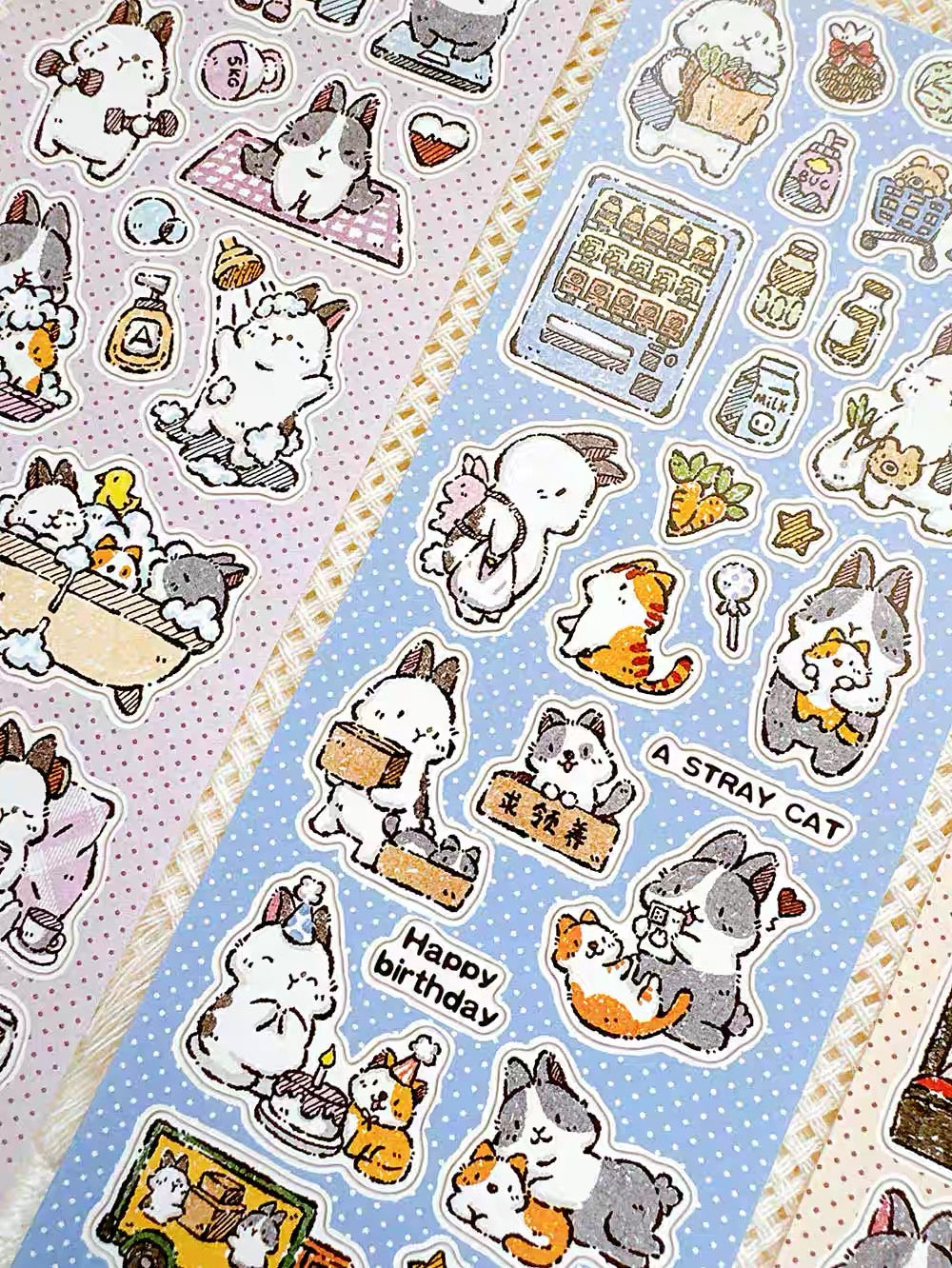 NEW! Bucci Family - Bunny Loves Life 2 | Kiss-cut | 6cm Synthetic Paper Tape | Release Paper | 5M