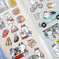 NEW! Bucci Family - Bunny Loves Life 2 | Kiss-cut | 6cm Synthetic Paper Tape | Release Paper | 5M