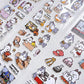 NEW! Bucci Family - Bunny Loves Life 2 | Kiss-cut | 6cm Synthetic Paper Tape | Release Paper | 5M