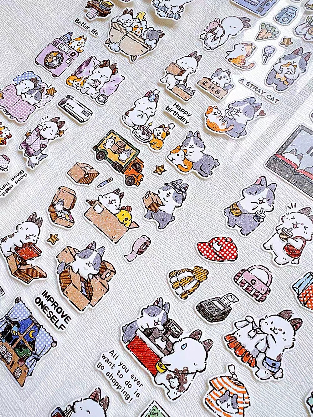 NEW! Bucci Family - Bunny Loves Life 2 | Kiss-cut | 6cm Synthetic Paper Tape | Release Paper | 5M