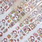 NEW! Bucci Family - Bunny Loves Life 3 | Kiss-cut | 6cm Synthetic Paper Tape | Release Paper | 5M