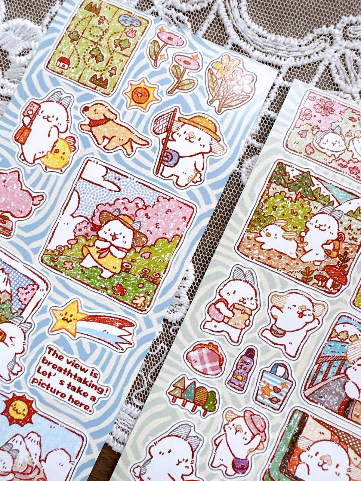 NEW! Bucci Family - Bunny Loves Life 4 | Kiss-cut | 6cm Synthetic Paper Tape | Release Paper | 5M