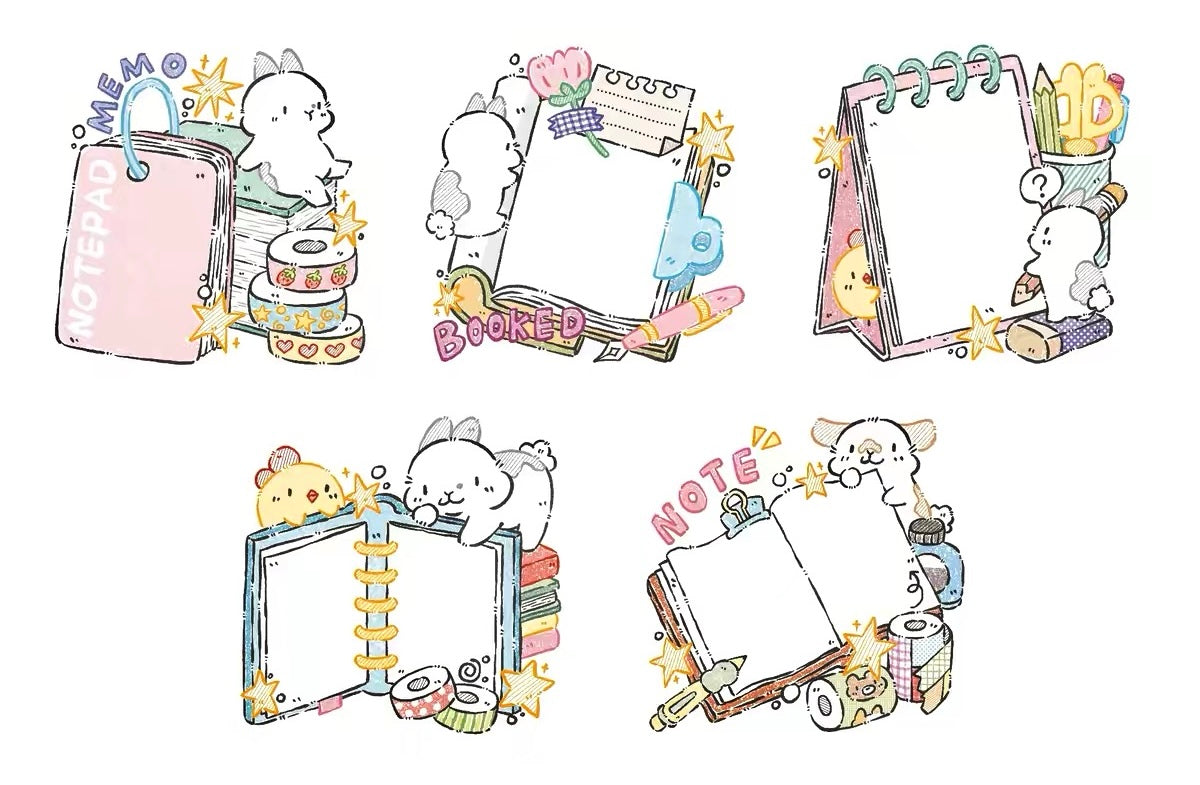 NEW! Bucci Family - Planner | 30pcs | Shaped | Ephemera Paper