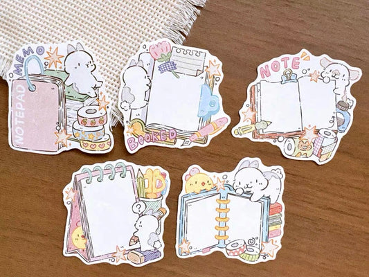NEW! Bucci Family - Planner | 30pcs | Shaped | Ephemera Paper