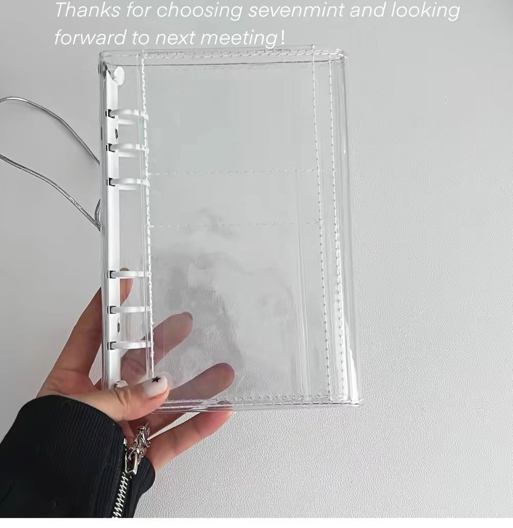 NEW! SEVENMINT | PVC Planner | A6 Folding 6-Ring Binder | Journaling Accessories