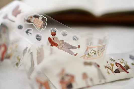 NEW! Ivy Snow - on the Desk | Kiss-cut | 3.5cm PET Tape | Release Paper