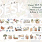 NEW! Ivy Snow - on the Desk | Kiss-cut | 3.5cm PET Tape | Release Paper