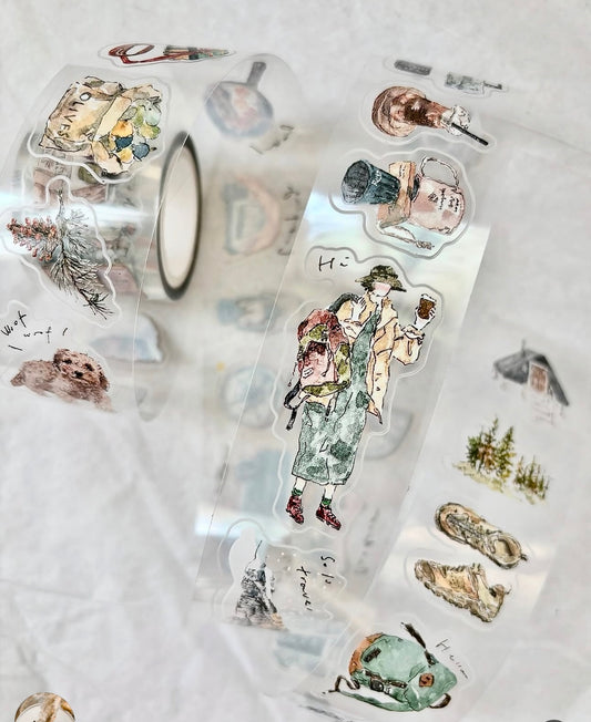 NEW! Pion - Solo Travel | Kiss-cut | 3cm PET Tape | Release Paper | 5M