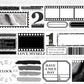 LLX - Ephemera | 5cm Washi Tape |  Release Paper | 5M
