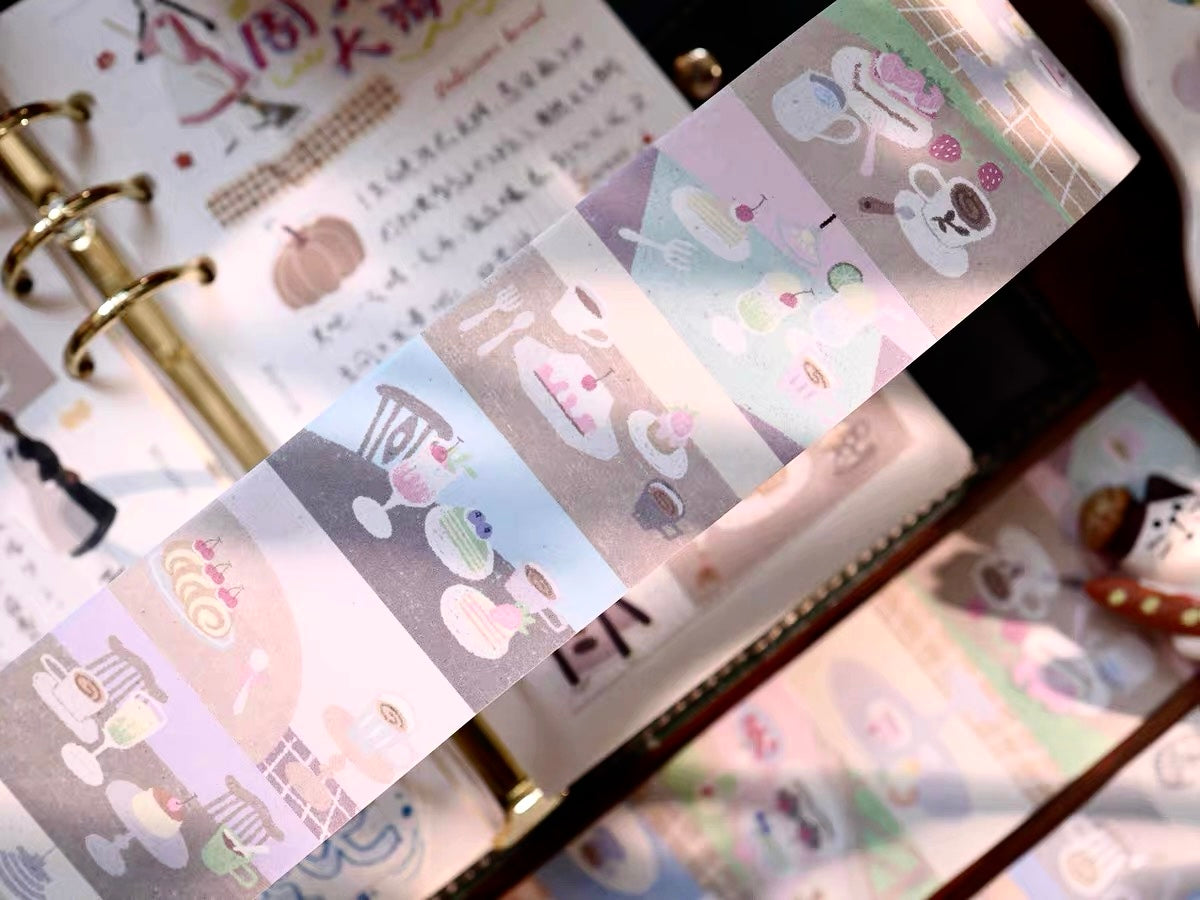 NEW! Yier Studio - A Quiet Afternoon | Tear-Off | 5cm Sticker Roll | Paper Tape | Release Paper | 3M
