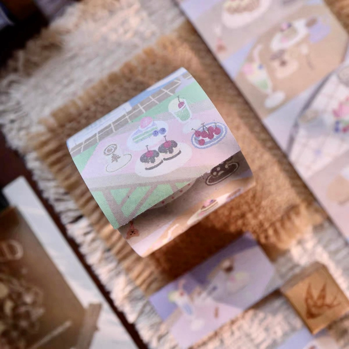 NEW! Yier Studio - A Quiet Afternoon | Tear-Off | 5cm Sticker Roll | Paper Tape | Release Paper | 3M