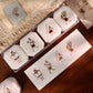 NEW! Yier Studio  - Four-Piece Self-Inking Stamp Set | Photosensitive | Detachable | Rubber Stamps
