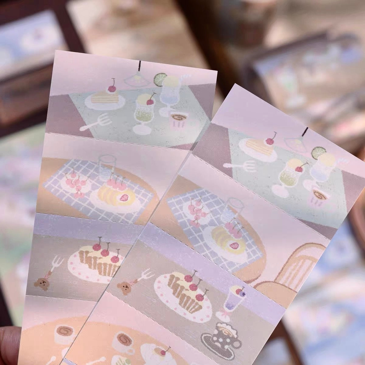NEW! Yier Studio - Afternoon Tea Time | Perforated | 30 Sheets Memo Pad | Ephemera Paper