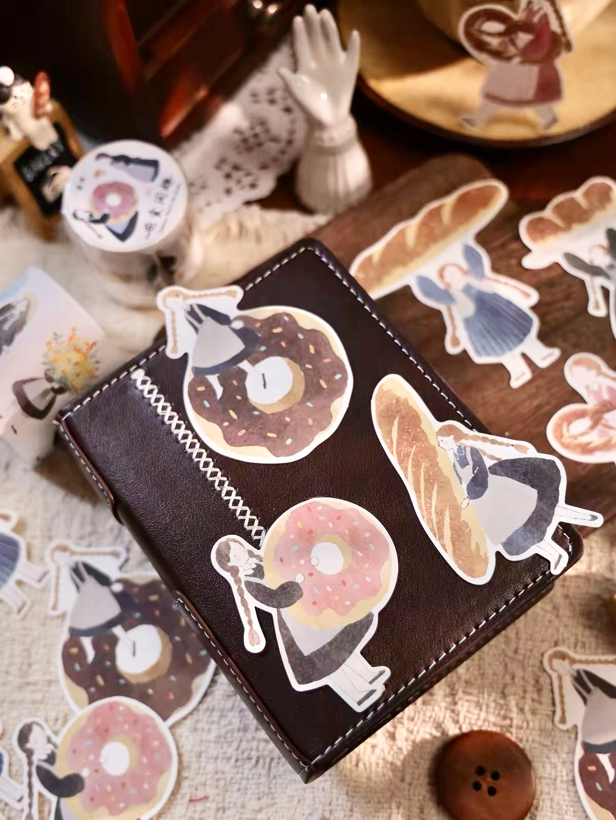 NEW! Yier Studio - Little Girls | Shaped | 24pcs Note Pad | Ephemera Paper