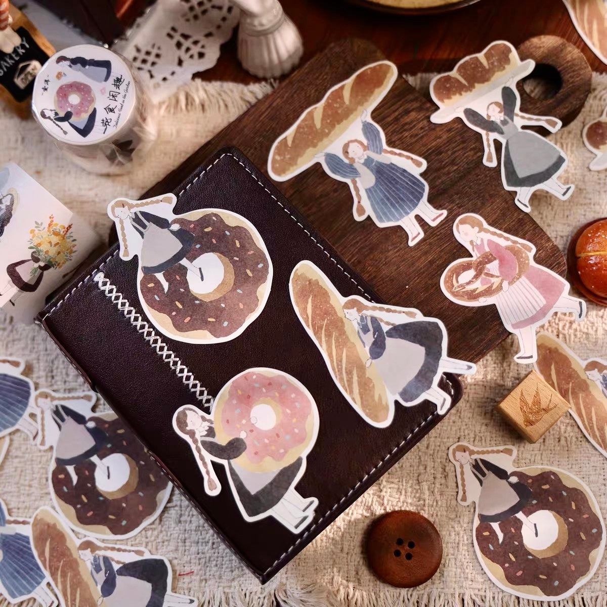 NEW! Yier Studio - Little Girls | Shaped | 24pcs Note Pad | Ephemera Paper