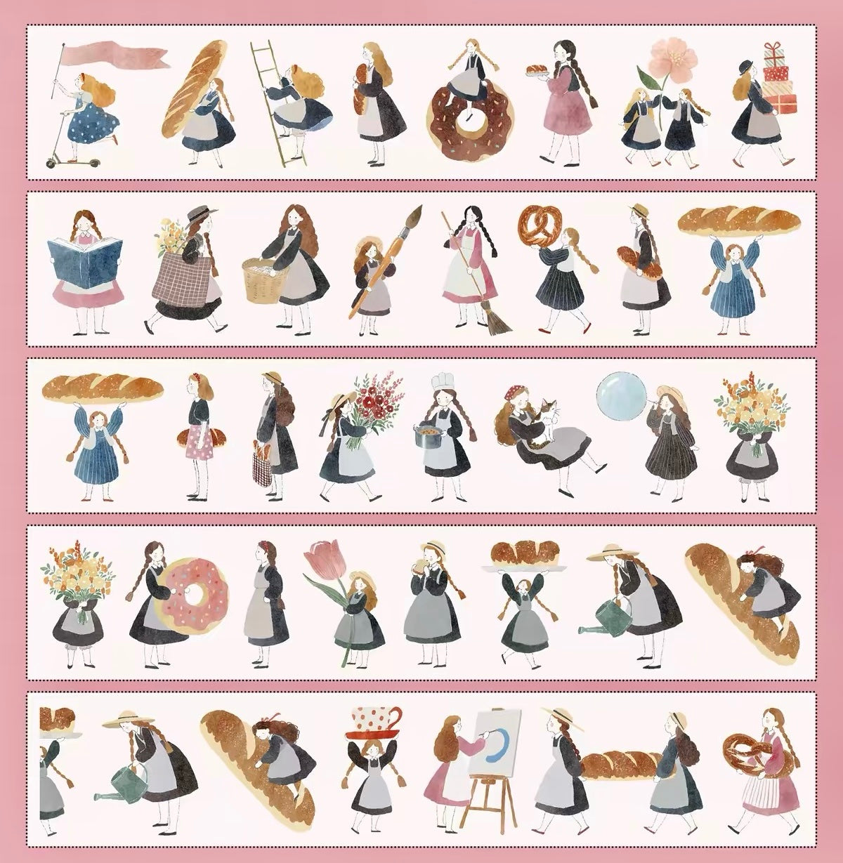 NEW! Yier Studio - Little Joys | Kiss-cut | 4.5cm Tape | Release Paper | 5M