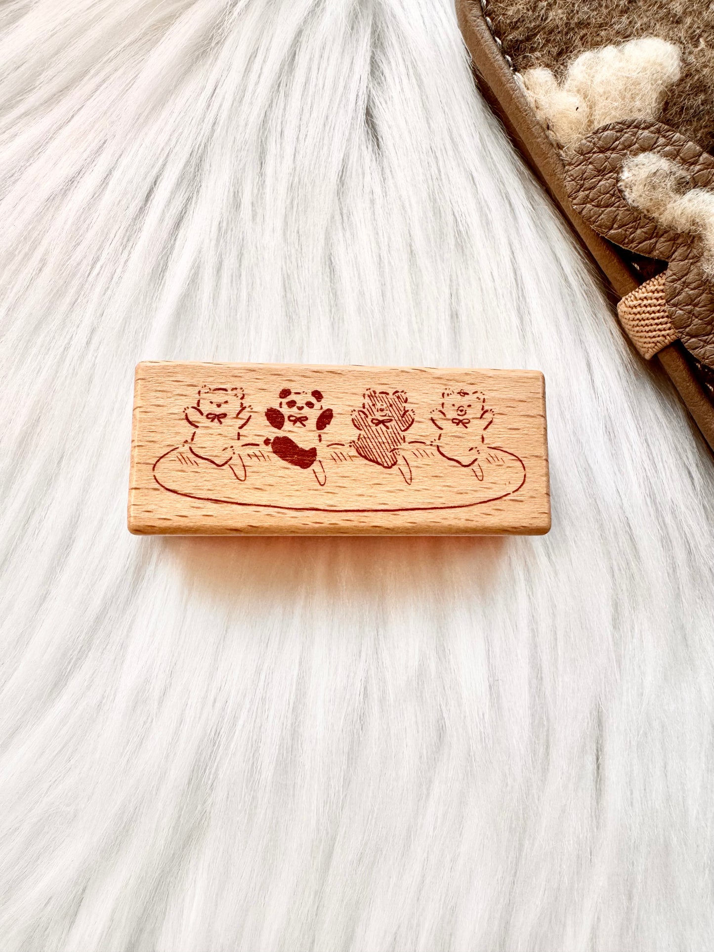 LAST CHANCE! Tomatonasu (planet) - Bread Bear | Rubber Stamp