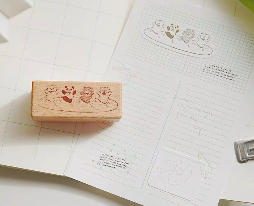 LAST CHANCE! Tomatonasu (planet) - Bread Bear | Rubber Stamp