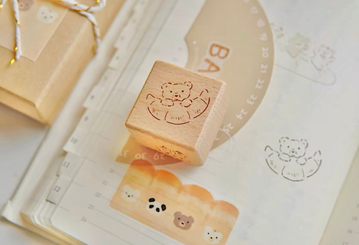 LAST CHANCE! Tomatonasu (planet) - Bread Bear | Rubber Stamp