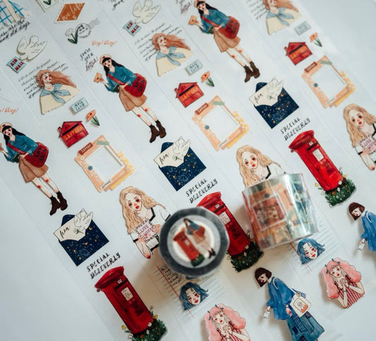 NEW! La Dolce Vita - You've Got a Letter | 5cm PET Tape | Release Paper | 10M