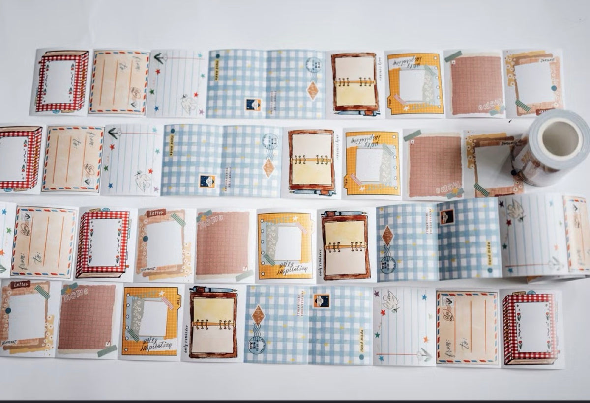 NEW! La Dolce Vita - Sweet Moment | Tear-Off |6cm Sticker Memo Roll | Release Paper | 5M