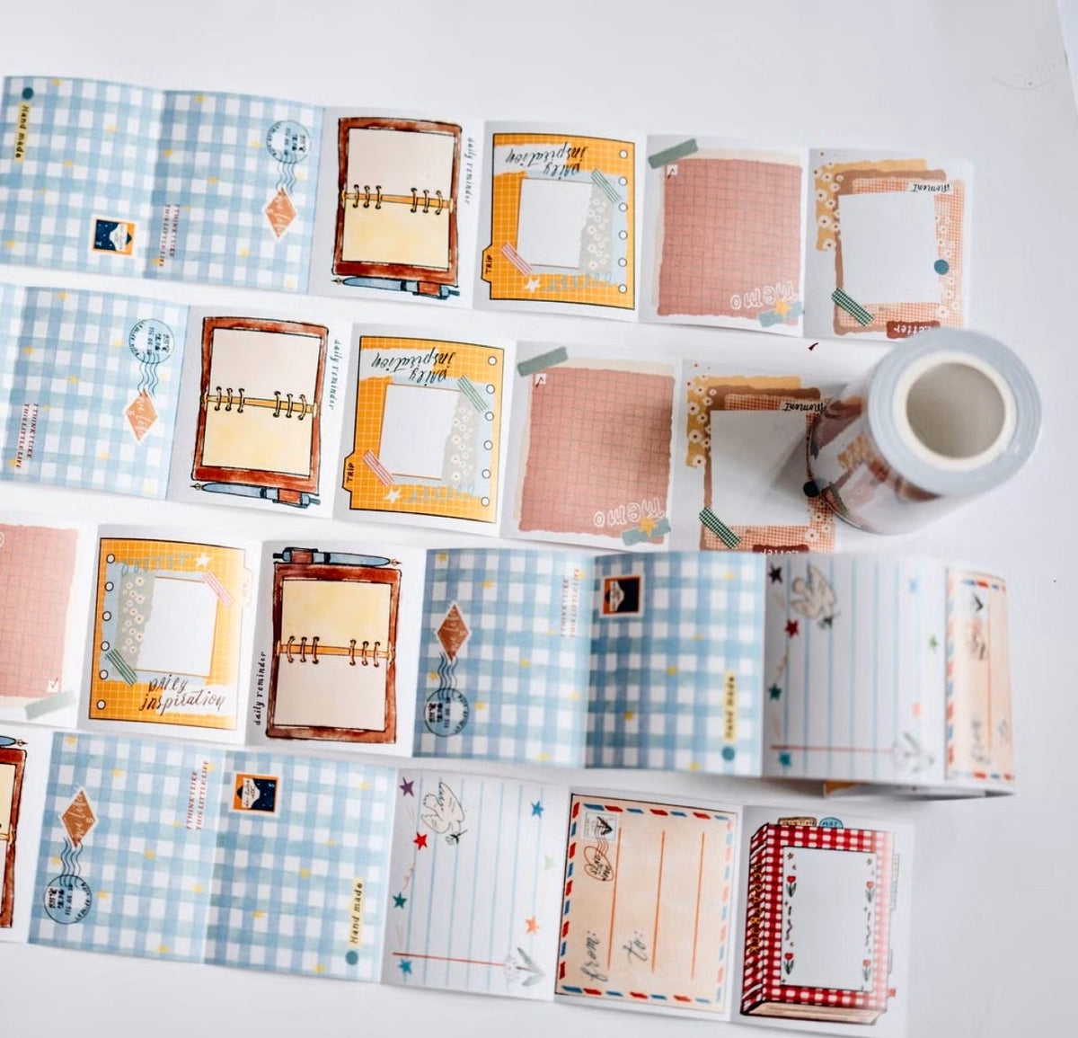 NEW! La Dolce Vita - Sweet Moment | Tear-Off |6cm Sticker Memo Roll | Release Paper | 5M