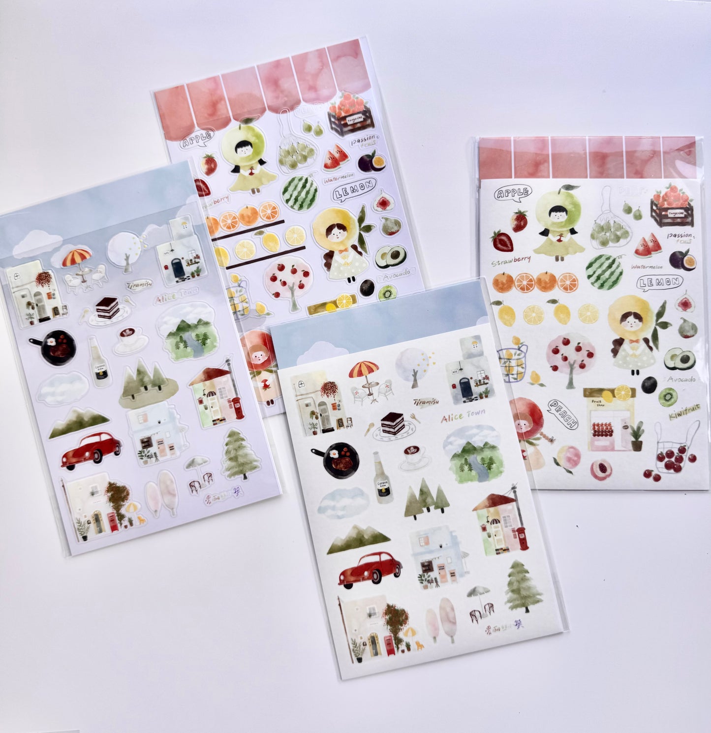 NEW! Jennyuanzi Studio - Spring Letter | Kiss-cut | 2 Sheets Stickers