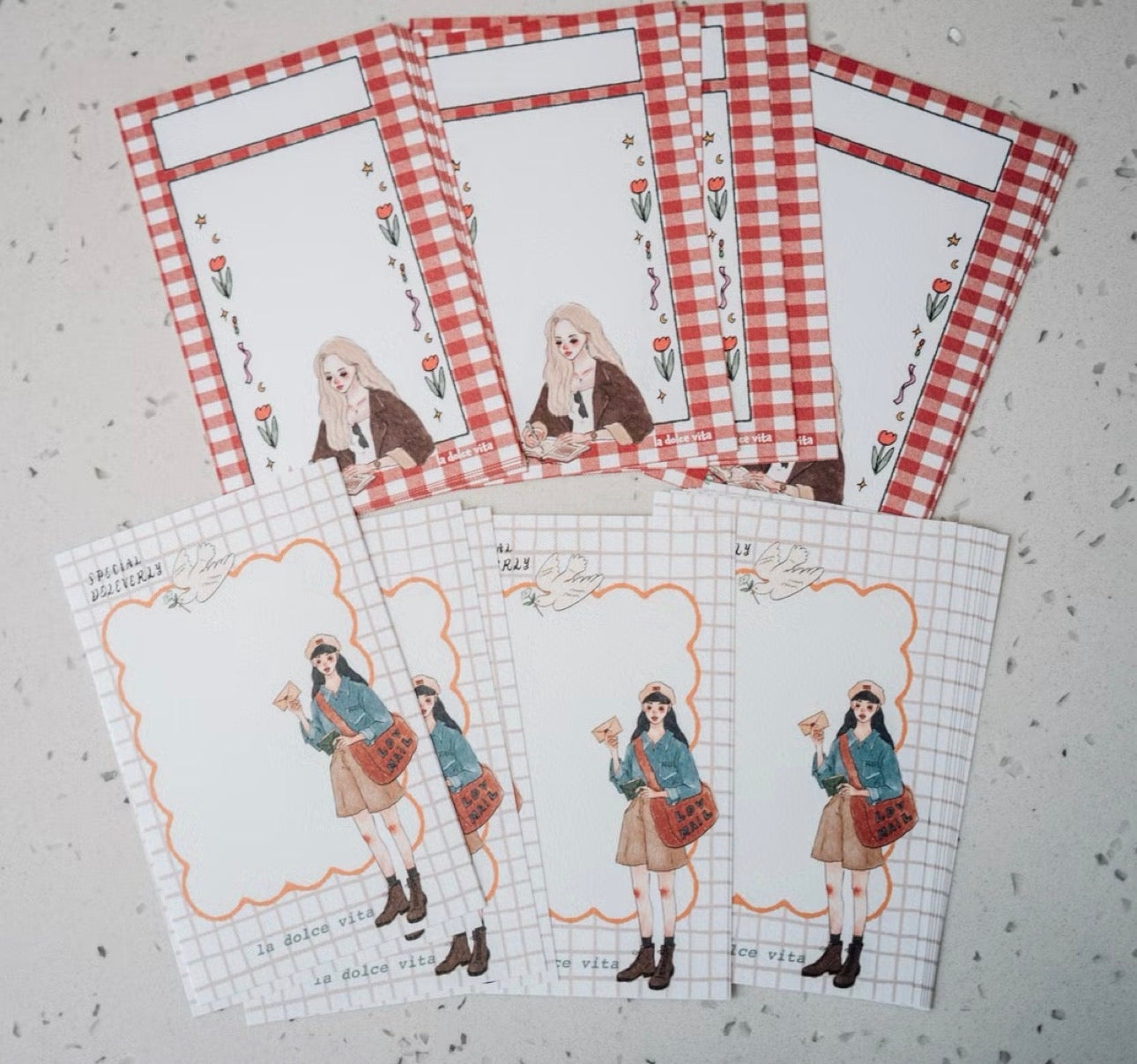 NEW! La Dolce Vita - 30 Sheets Memo Refill | M6 Size | Ephemera Paper