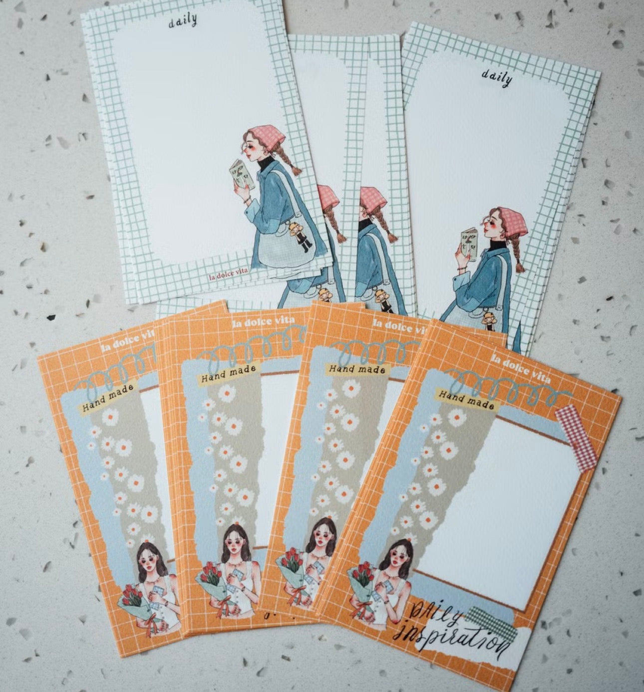 NEW! La Dolce Vita - 30 Sheets Memo Refill | M6 Size | Ephemera Paper