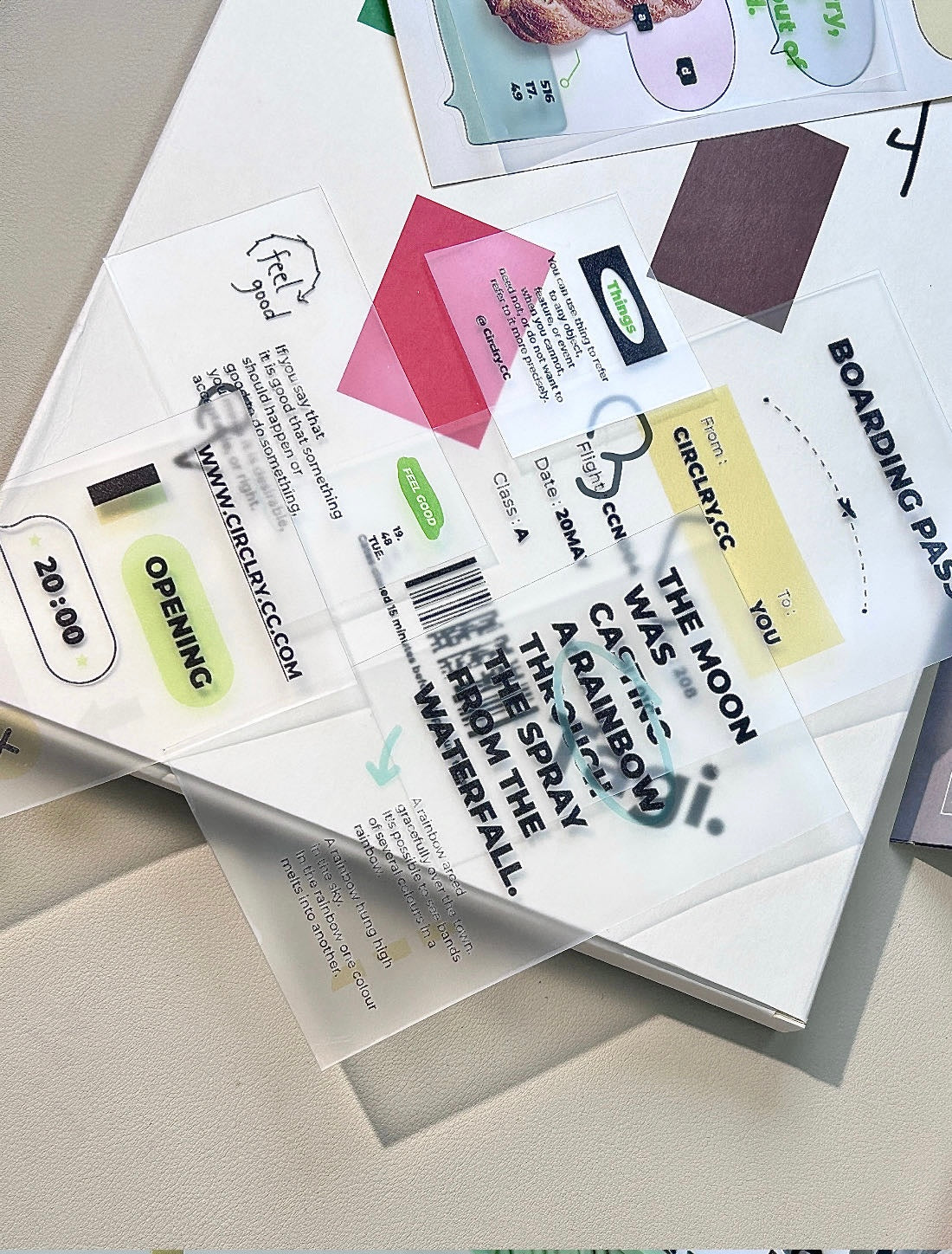 CC's Design Vol.4 - Collection | 17pcs Matte PET Deco Pack | Ephemera Paper | Sticker