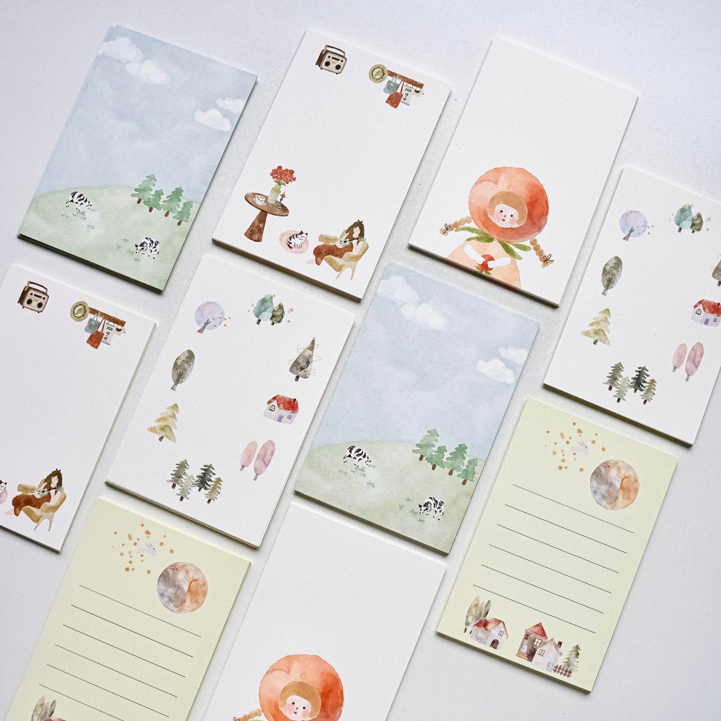 NEW! Jennyuanzi Studio - Spring Letter | A7 Size | 25pcs Memo Pad | Ephemera Paper