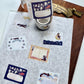 NEW! Teayou - Cat and Star Ver.B | 4cm Tracing Paper Roll | Kiss-cut | Release Paper | 5M