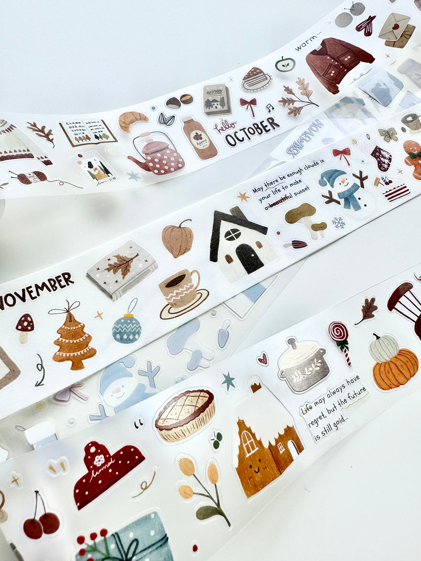 NEW! Yier Studio - Warm Time | Kiss-cut | 4.5cm Tape | Release Paper | 5M