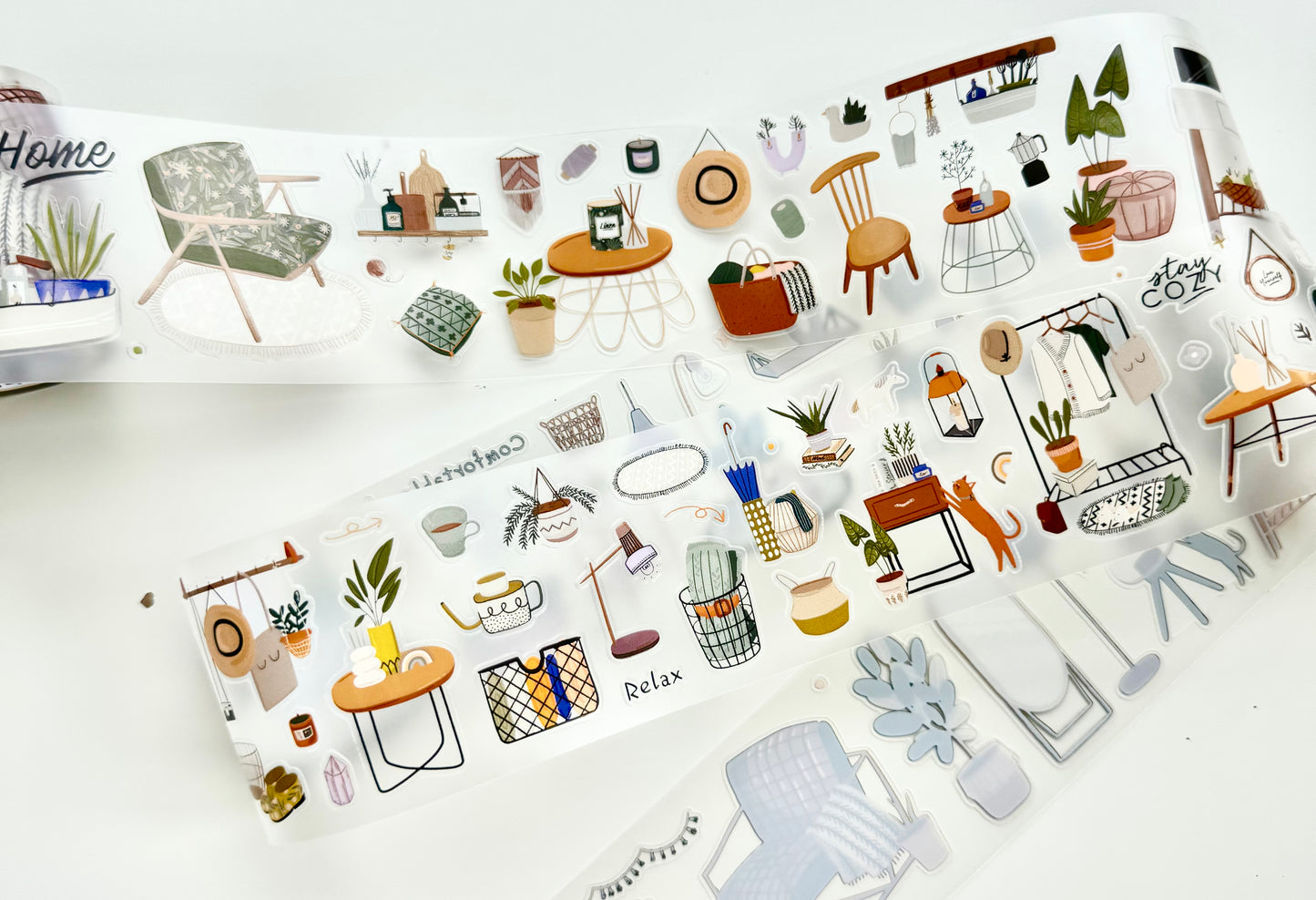 NEW! Yier Studio - Half-day Leisure | Kiss-cut | 5cm Tape | Release Paper | 5M