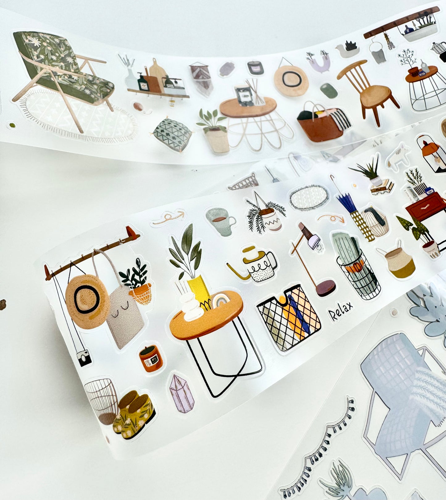 NEW! Yier Studio - Half-day Leisure | Kiss-cut | 5cm Tape | Release Paper | 5M