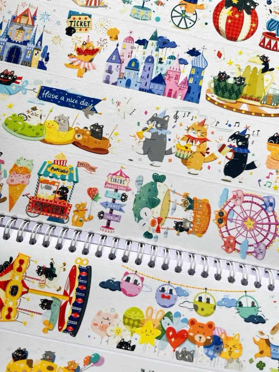 NEW! Xiami Studio - Cat's Adventure | Kiss-cut | 5cm Tape | Release Paper | 6M