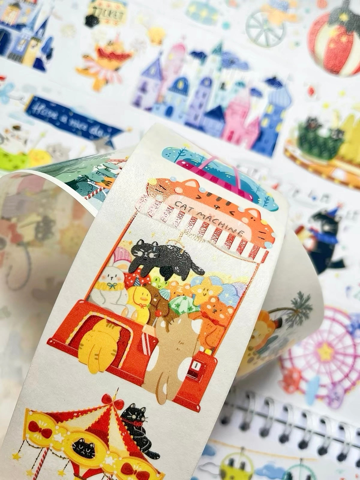 NEW! Xiami Studio - Cat's Adventure | Kiss-cut | 5cm Tape | Release Paper | 6M