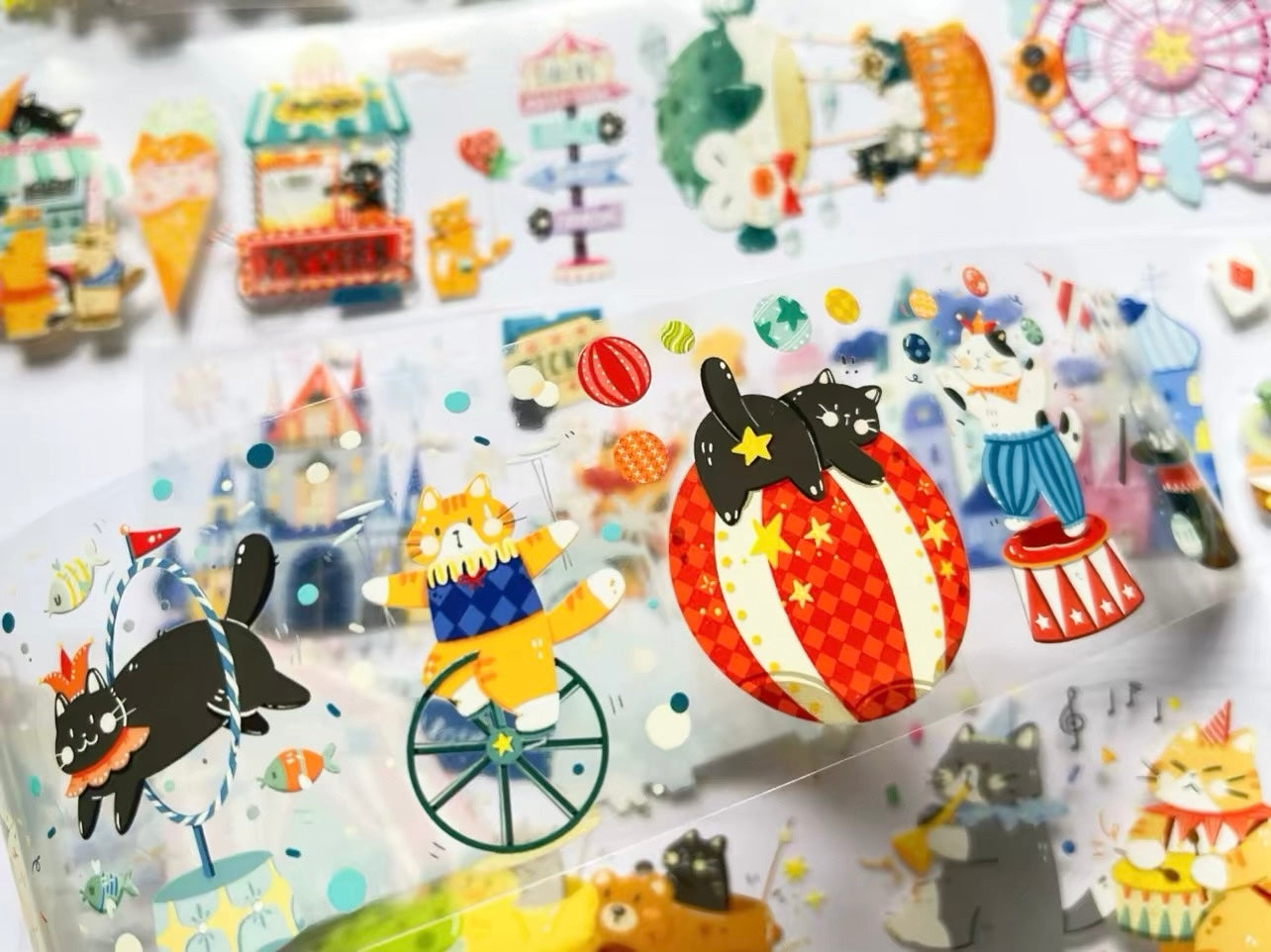 NEW! Xiami Studio - Cat's Adventure | Kiss-cut | 5cm Tape | Release Paper | 6M