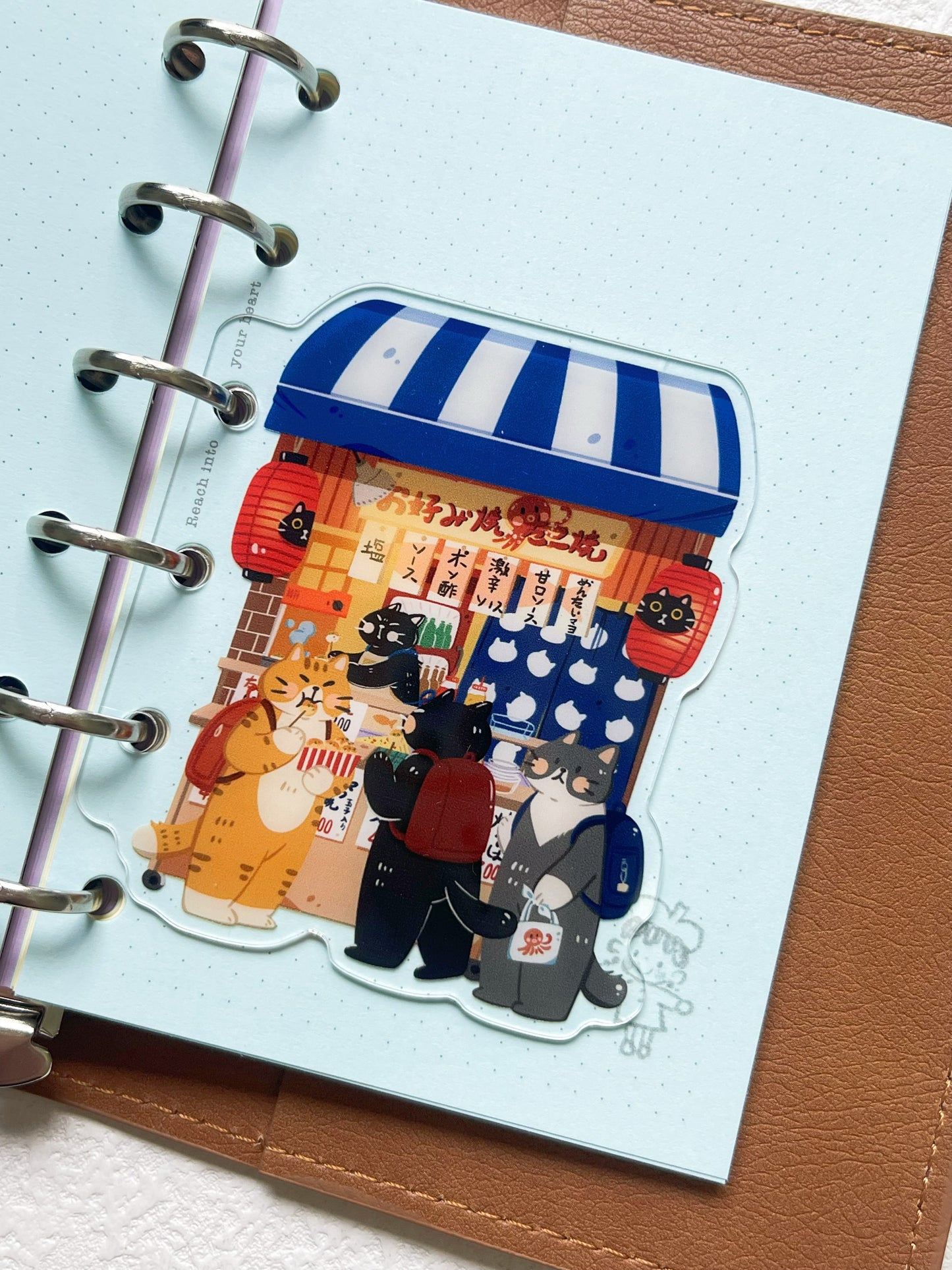NEW! Xiami Studio - Small Shop II | M5 | Notebook Divider Set | Acrylic | Pre-punched | Journal Accessories