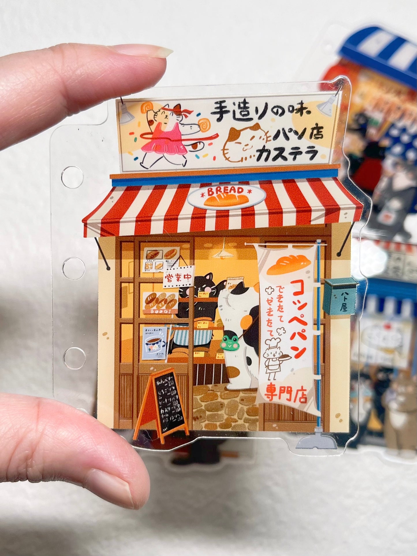 NEW! Xiami Studio - Small Shop II | M5 | Notebook Divider Set | Acrylic | Pre-punched | Journal Accessories