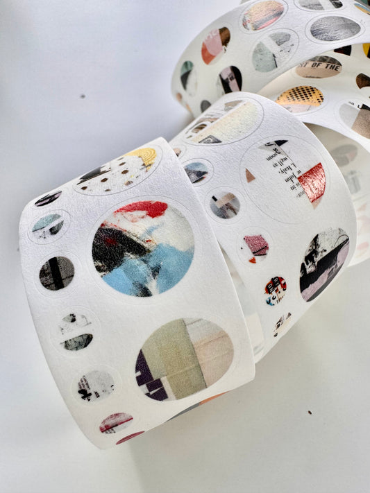 NEW! Two Raccoons - Moonlit Stroll | Kiss-cut | 3.5cm Washi Tape | Release Paper | 5M