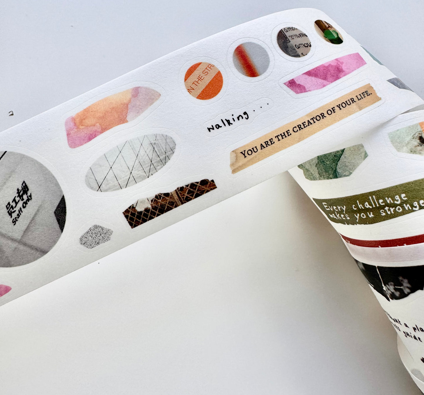 NEW! Two Raccoons -Chill | Kiss-cut | 4cm Washi Tape | Release Paper | 5M