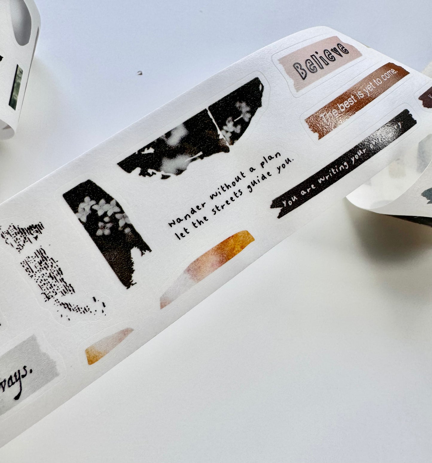 NEW! Two Raccoons -Chill | Kiss-cut | 4cm Washi Tape | Release Paper | 5M