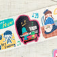 NEW! Molinta - Rainbow March | Kiss-cut | 5cm Paper Tape | Release Paper | 5M