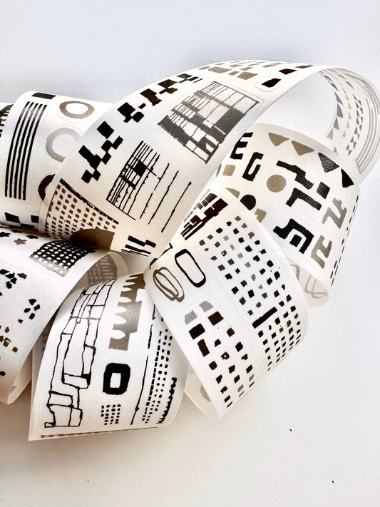 NEW! Two Raccoons - Queen | Kiss-cut | 4cm Washi Tape | Release Paper | 5M