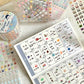 NEW! Molinta - Planner Icon | Kiss-cut | 4cm PET Tape | Release Paper | 5M